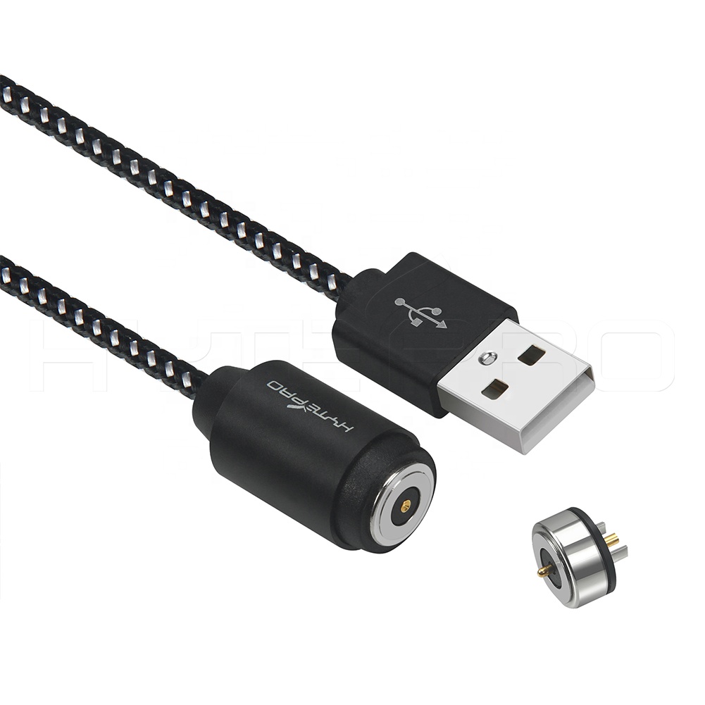 Самовосвязка 2 pin магнитный разъем питания 6A Зарядка питания USB кабель