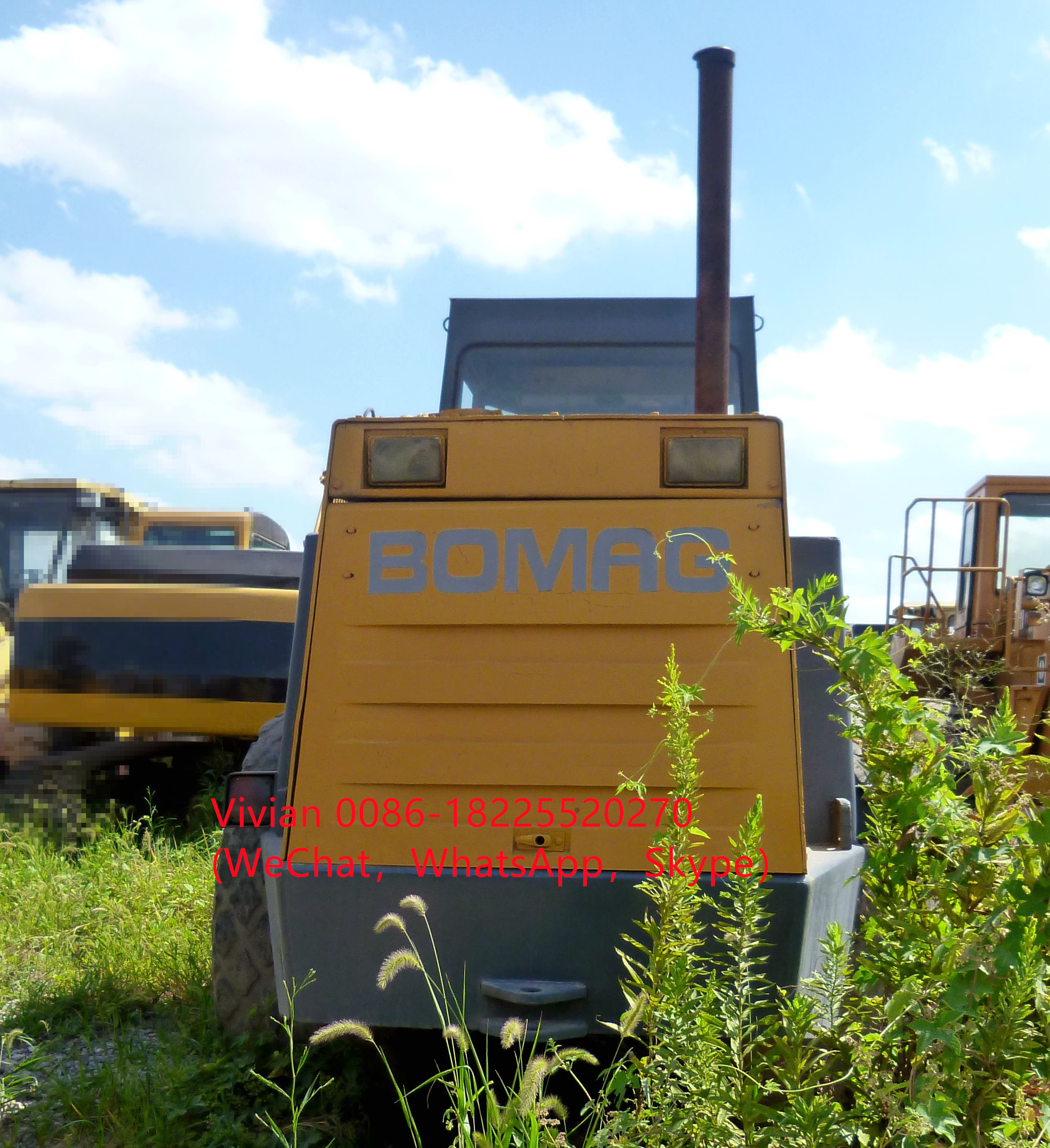 Original Bomag BW217-2 road roller compactor second hand for sale