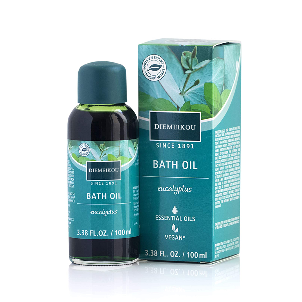 100% Pure Natural Eucalyptus Essential Oil for Headaches and Boost Body's Defenses Eucalyptus Herbal Bath Oil
