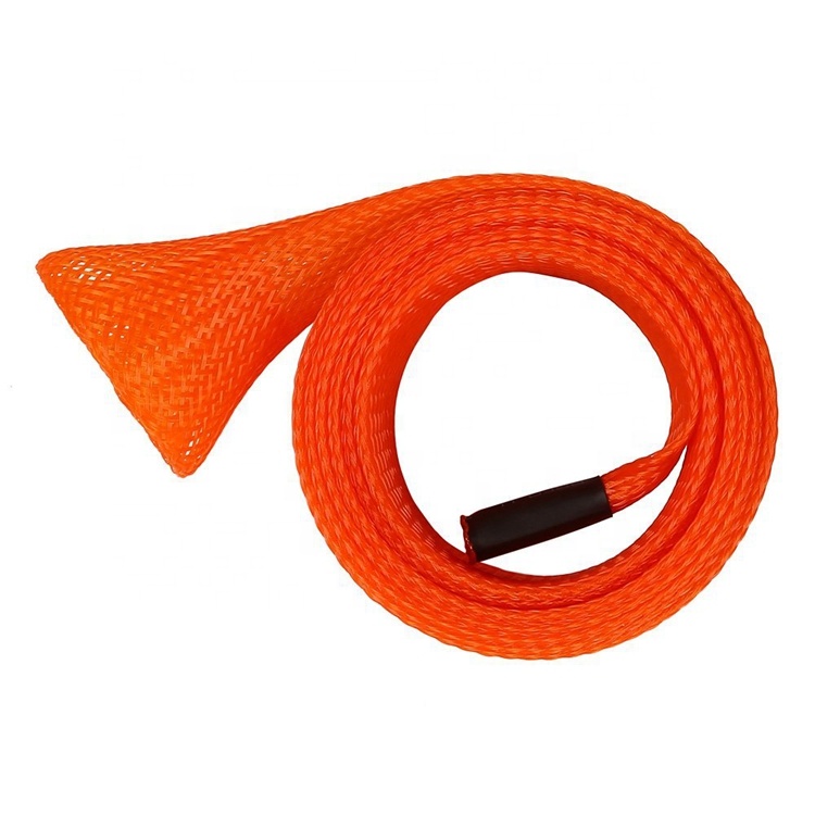 Expandable mesh for cable pet protect electrical wire harness sleeve cover cable protection sleeving fishing rod