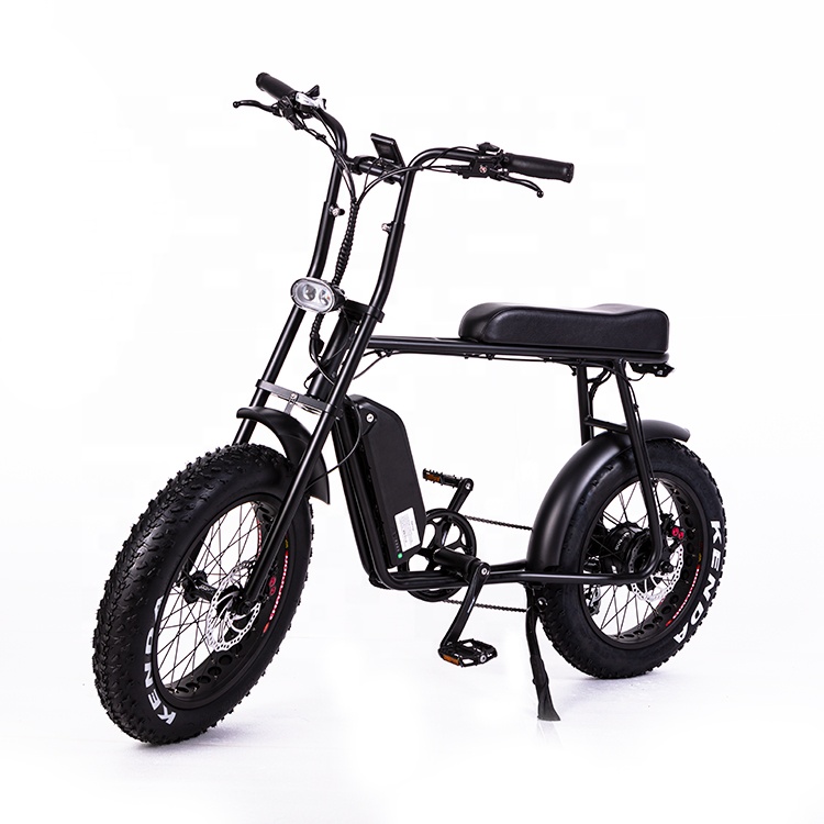 Марио Retro-100 48v 750w Bafang задний мотор с толстыми покрышками раскладывать, фара для электровелосипеда