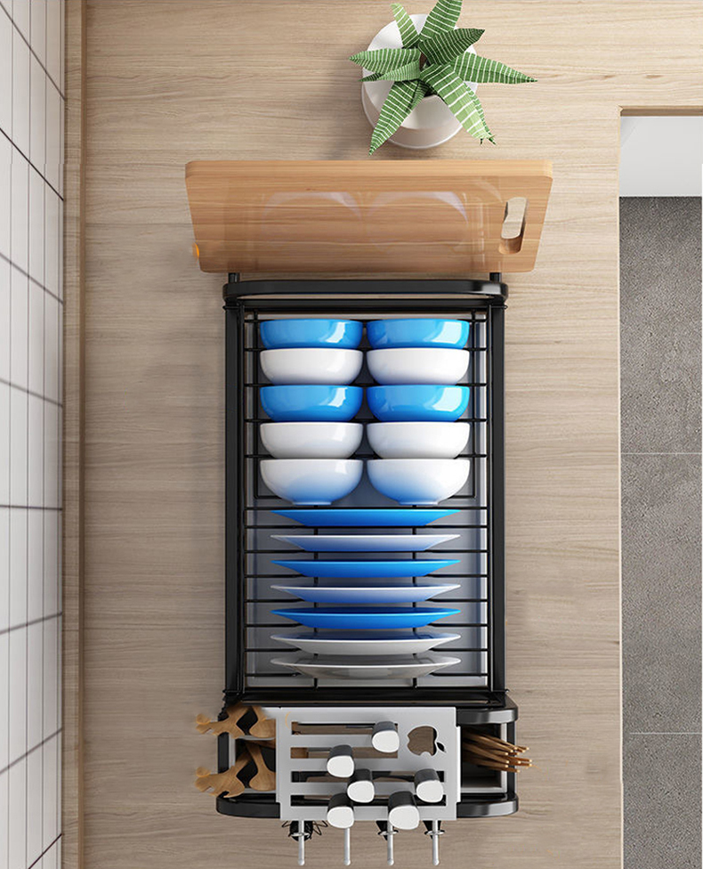 Storage Rack Kitchen Dish Rack Dishrack metal cabinet shelf support for kitchen