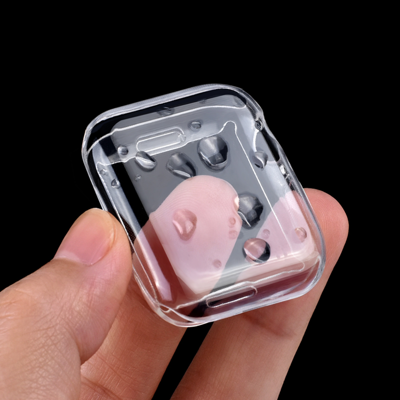 Защитный чехол для Apple Watch, мягкий силиконовый чехол для Iwatch Series 5 4 3 2 1 38 мм до 44 мм