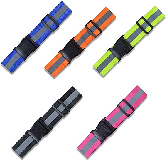 Reflective Belts for Waist High Visibility Night Safety Cycling Riding Reflector Tape