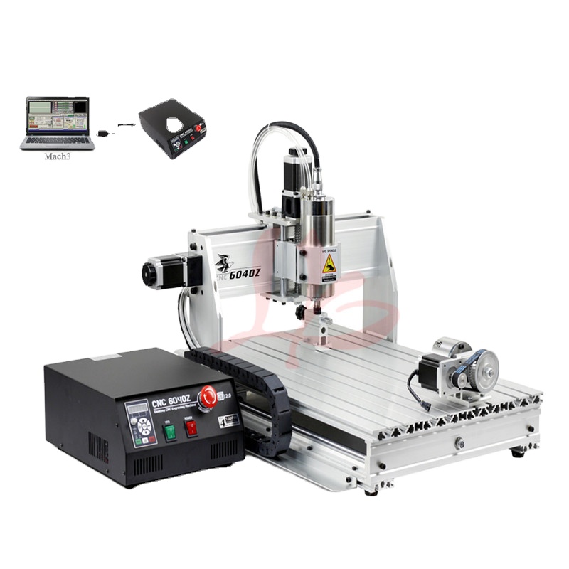 USB порт 6040 автоматический контроль скорости CNC маршрутизатор машина 1.5KW с концевым переключателем