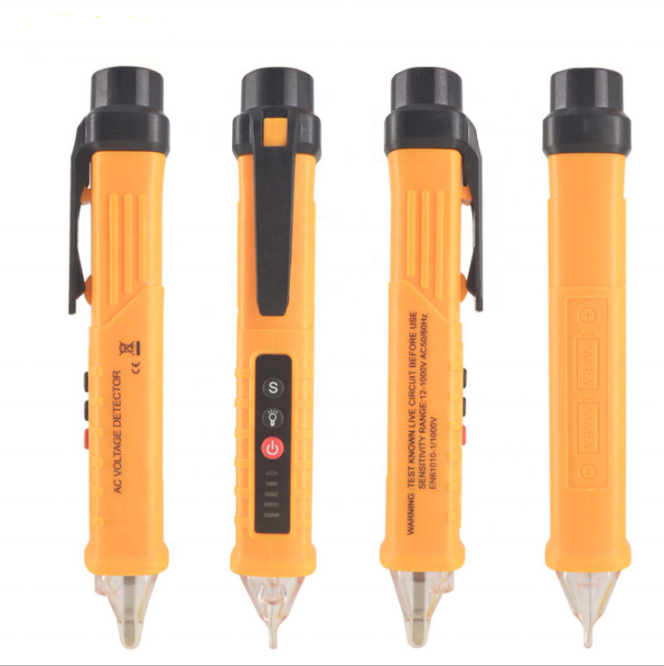AC 12~1000V Non-contact induction Voltage alarm light alarm household circuit detection electric pen Sensor Tester