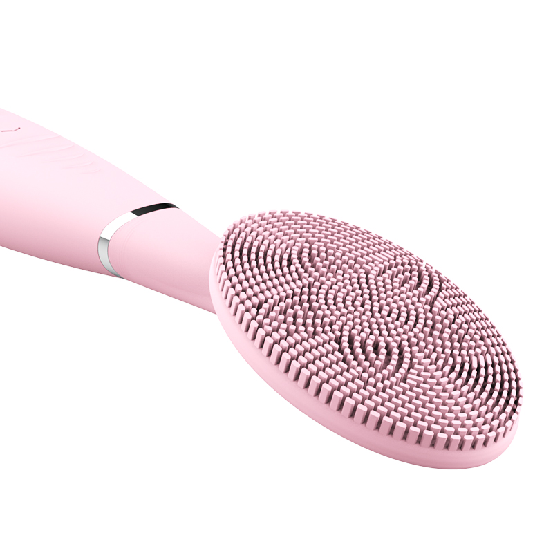 LULA Beauty Custom Portable Electric Face Pore Cleaner Beauty Care Silicone Facial Cleansing Brush Waterproof Perawatan Wajah