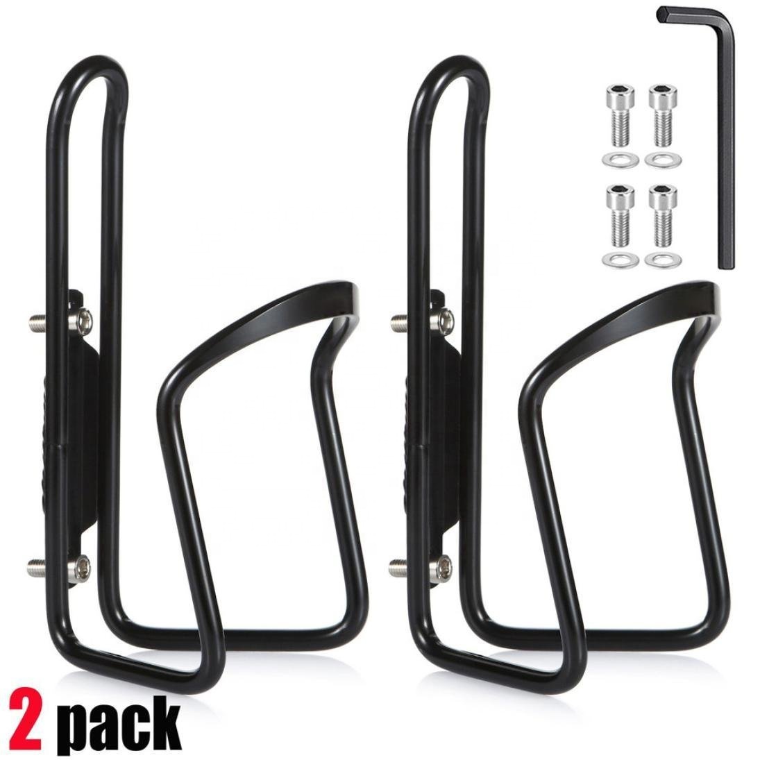 2Pcs/pack MTB Bicycle Bottle Holder Aluminum Alloy Mountain Bicycle Water Cup Cages Cycling Drink Racks for Outdoor Sports
