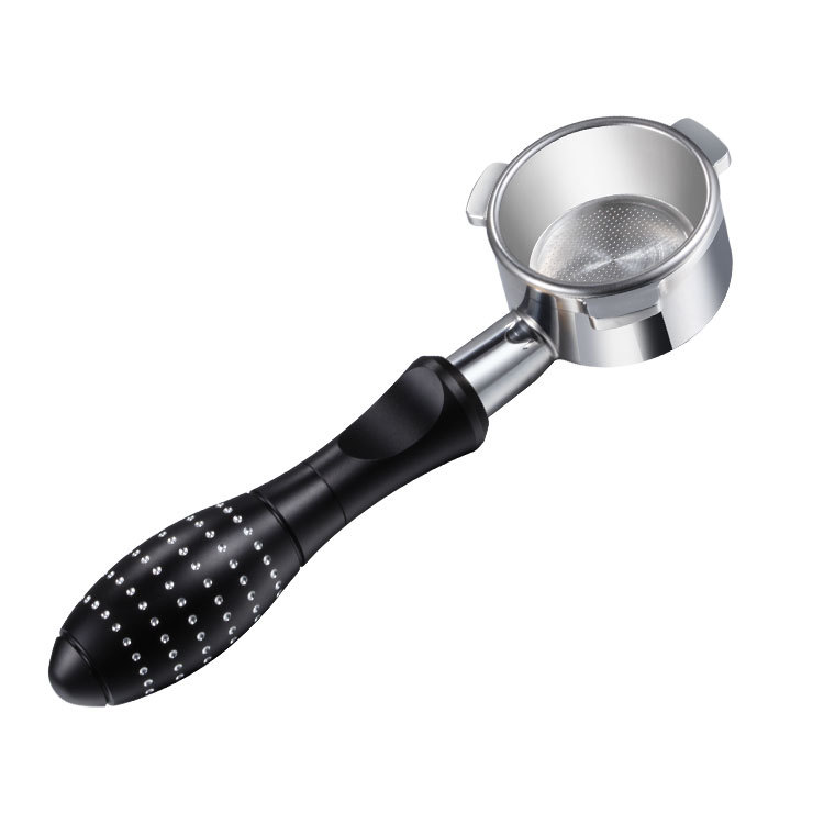 Espresso coffee bottomless portafilter 54mm head 304 stainless steel three ears backet for 870/878/880