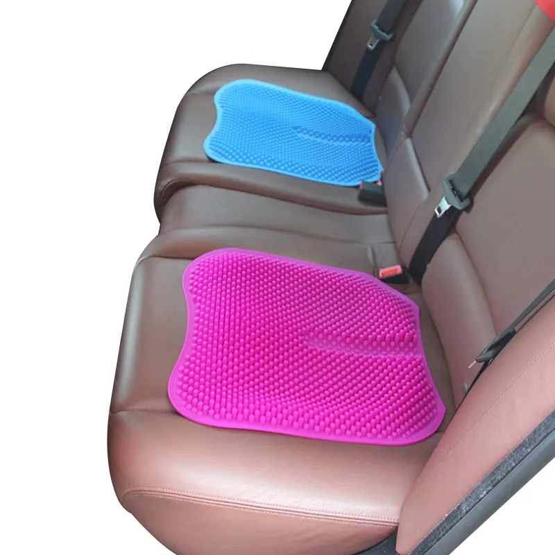 cooling car seat cushion Breathable mesh design Blue cover seats car