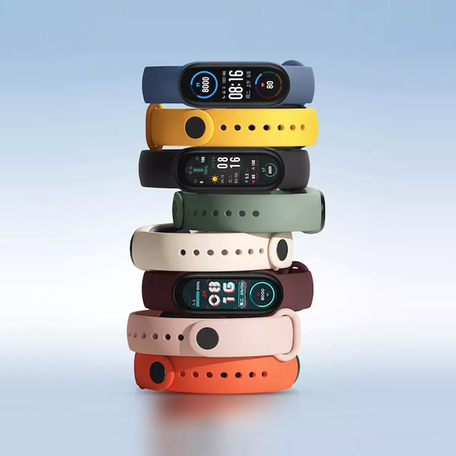 Силиконовый ремешок для Xiaomi Mi Band 6, ремешок для смарт-браслета xiaomi mi 6