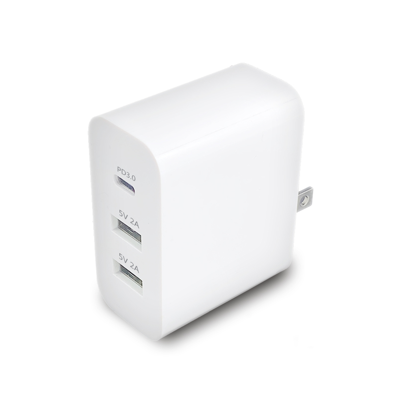 30 Вт 3Amp PD 3,0 USB настенное дорожное зарядное устройство 1type-c 2usb адаптер для быстрой зарядки мобильного телефона
