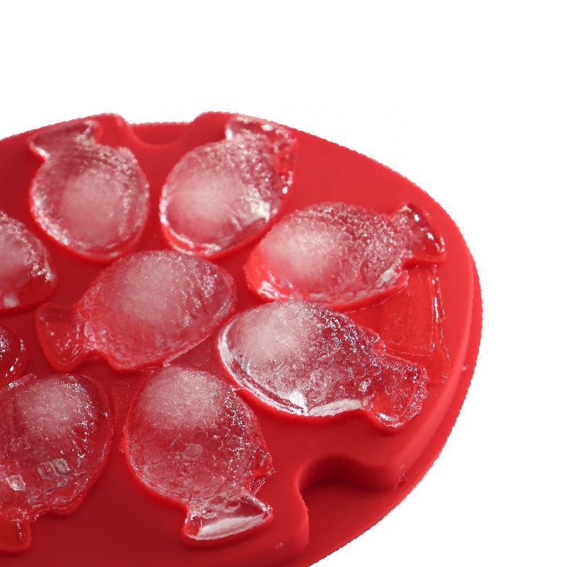 Hot Sale Fish Trays Silicone Ice Maker Square Shape And Sphere Shape Ice Mold For Bar And Home