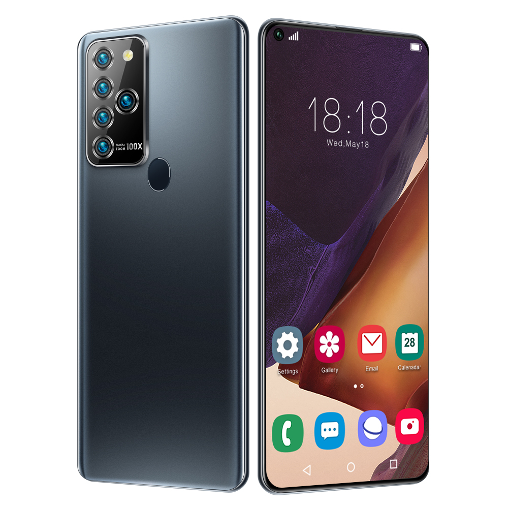 Смартфон Note 25u Android 12 + 512G 4G, телефон с разблокировкой по отпечатку пальца, HD камера, GPS-навигация, звуковой мобильный телефон