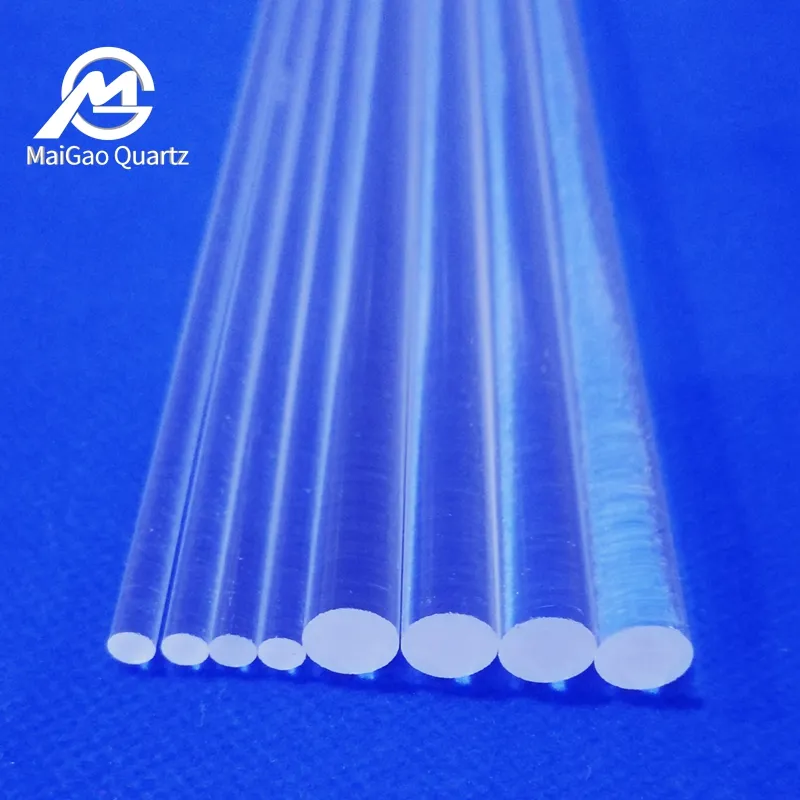 Quality assurance quartz glass rod light guide rod