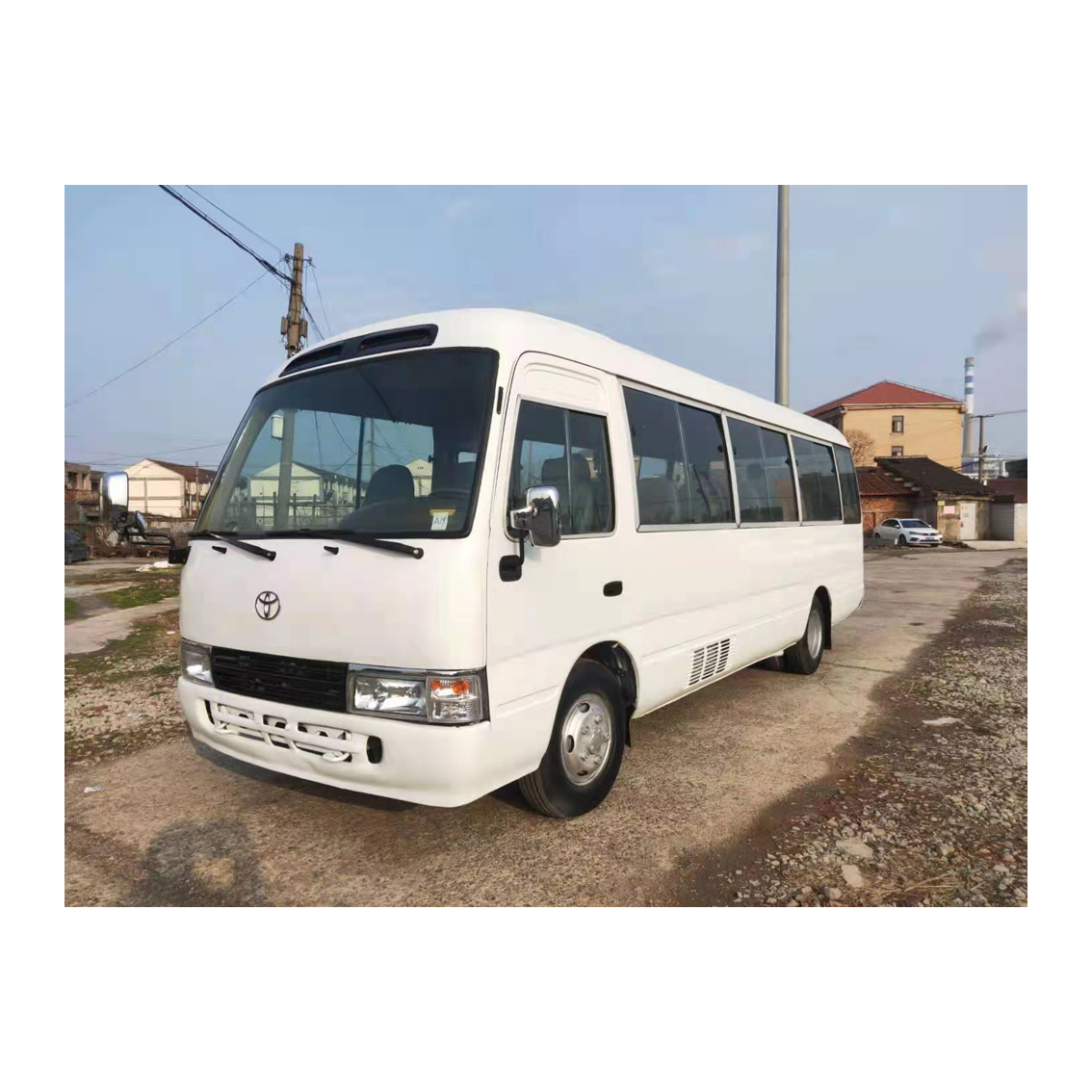 Почти новый японский бренд toyota coaster bus 23-30 высокое качество дизельный б/у автобус левый руль для продажи городской пассажирский транспорт