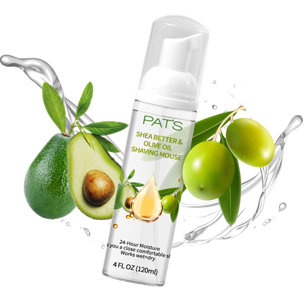 24 Hour Hydration Shaving Foam Shave Mousse with Shea Butter and Aloe