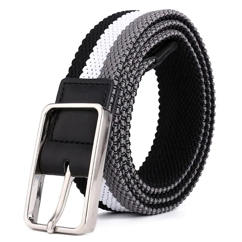 New Korean Edition Breathable Extremely Tight Canvas Belt Leisure Youth Woven Belt