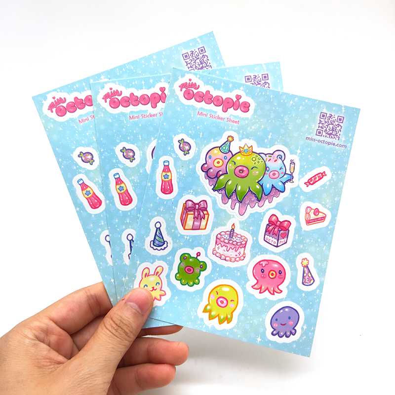 Заказные Канцтовары Kawaii детские милые наклейки этикетки планировщик Поцелуй вырезать лист