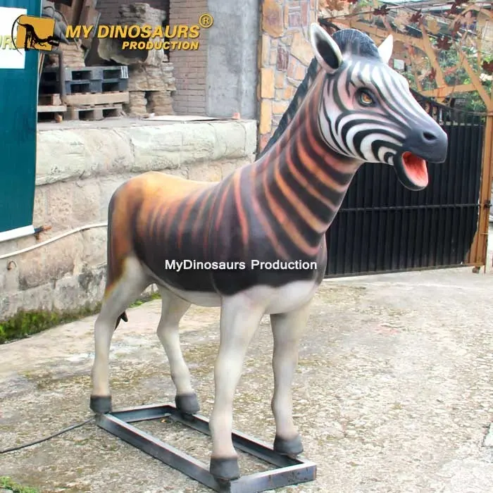 MY DINO AA-101 Kids Playground Amusement Life Size Fiberglass Horse Statue