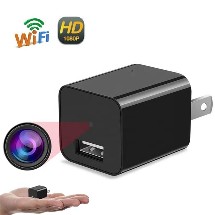 Зарядное устройство Скрытая камера Мини шпионская камера WiFi 1080P USB зарядное устройство камера