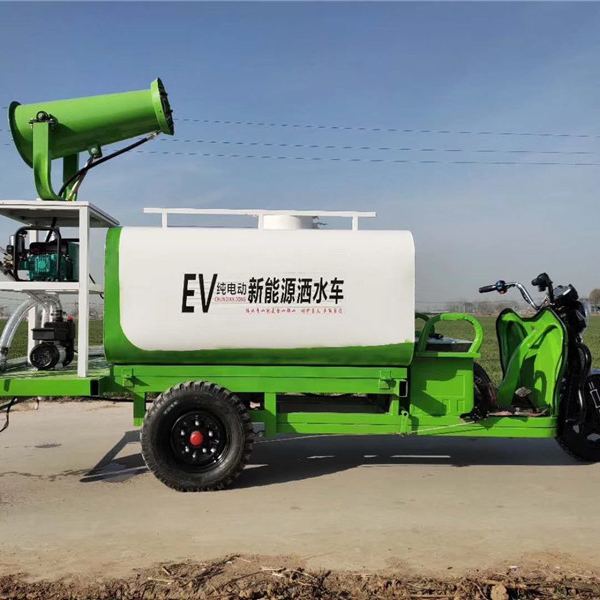 Electric three-wheel street water sprinkler vehicle-mounted fog sprayer machine for sale