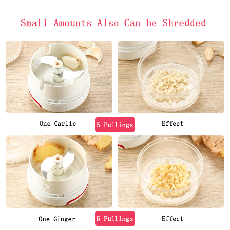 Multi-function Manual Mini Garlic veggie chopper Mincer Crusher Press For Meat Nuts Pepper Onion Garlic press Copper