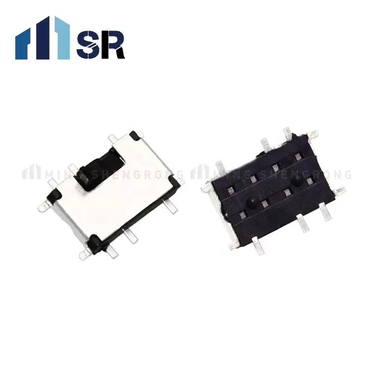 Msr 12V 50mA Micro Push Slide Switch Single Row Vertical 10pin DIP Toggle Switches For Smart Home Switches