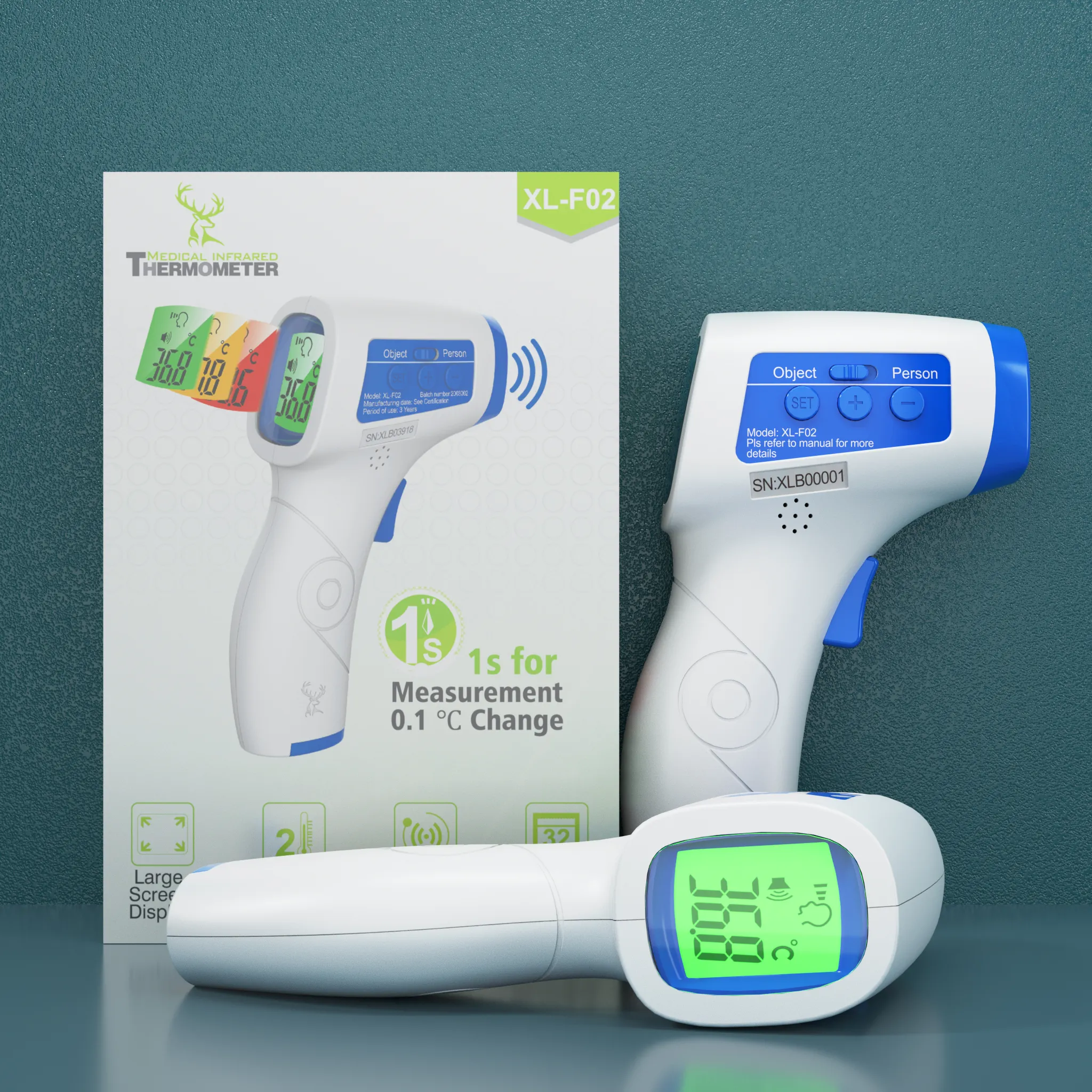 Hot Sell Digital Digital Non Contact Infrared Forehead Thermometer