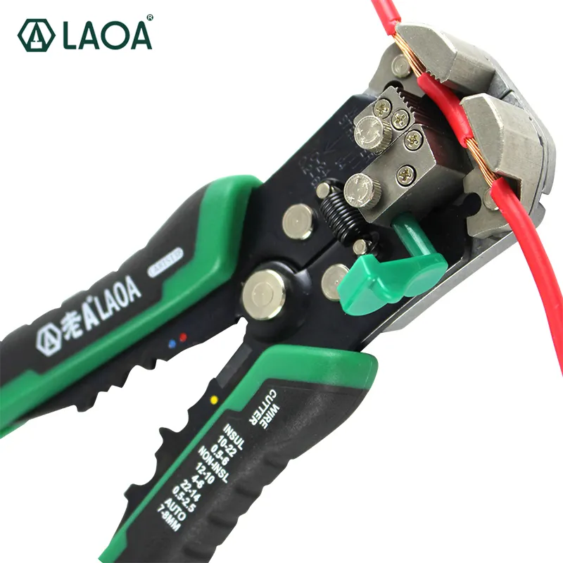 LAOA Automatic Wire Stripper AWG10-24 Wire Cutter Pliers For Electrician Crimpping Made in Taiwan
