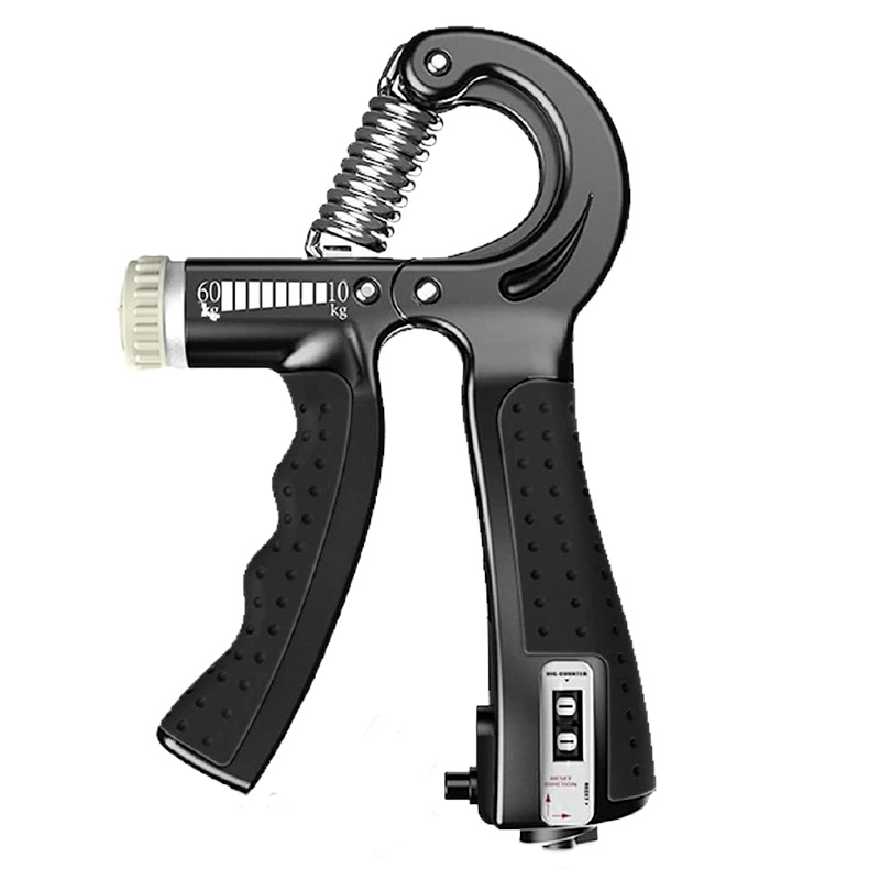 R-Shape Adjustable&Countable Hand Gripper Strength Exerciser Hand Strengthener Gripper