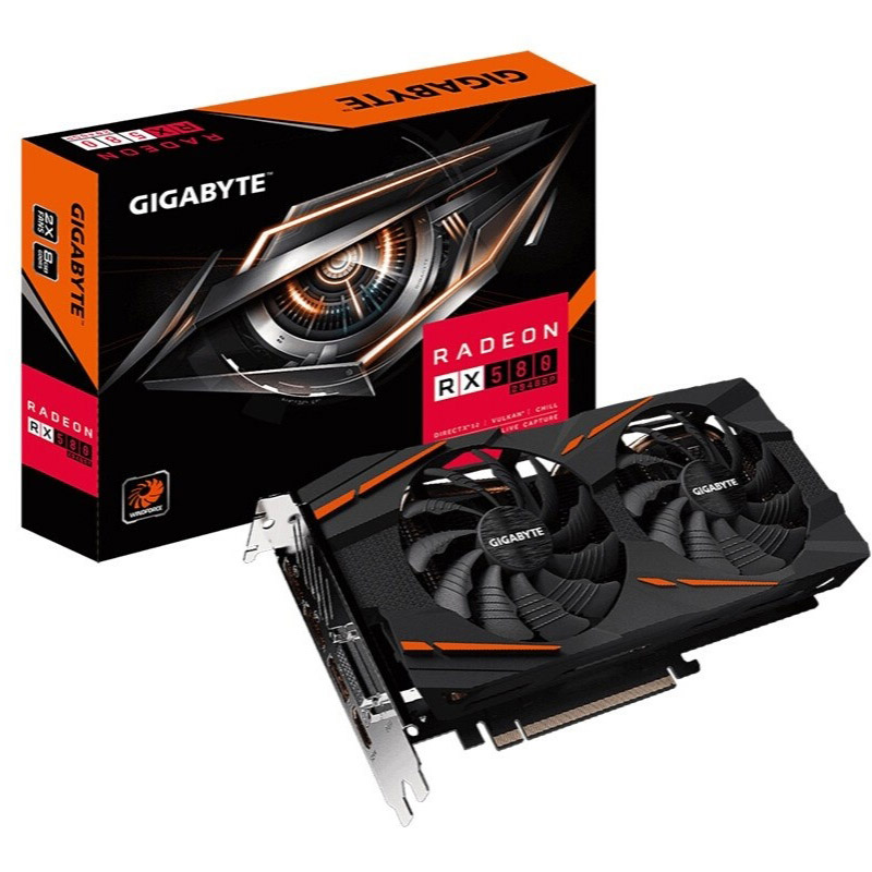 Видеокарта GIGABYTE RX 580 8 ГБ GDDR5
