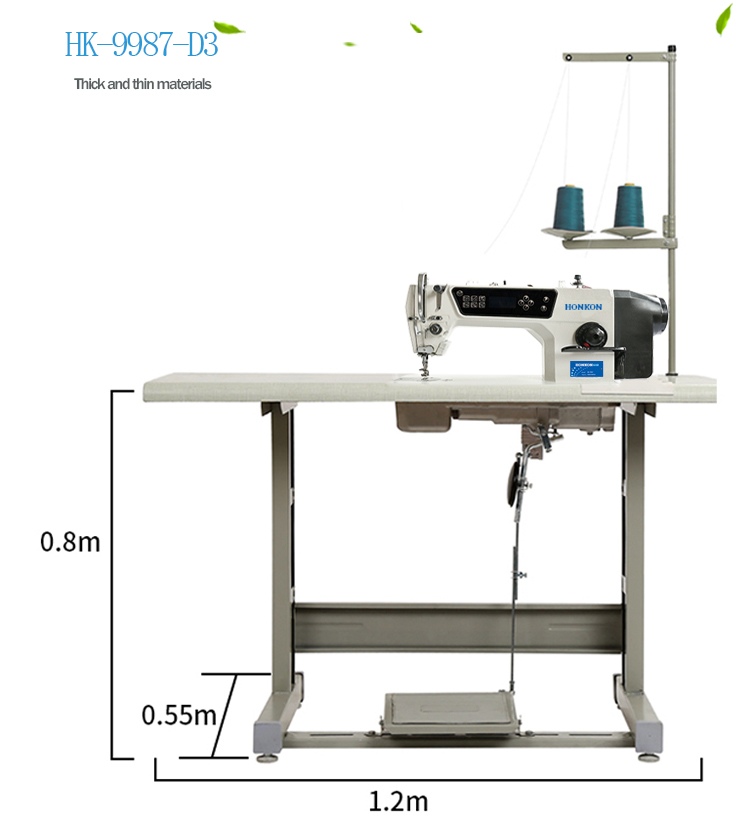 HK 9987-D3 компьютеризированная дешевая Промышленная швейная машина Lockstitch