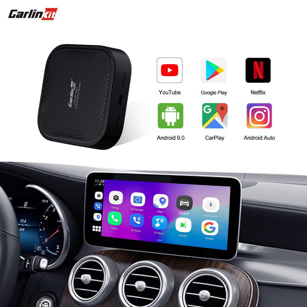 Carlinkit, Автомобильный плеер для игры в бинго, ИИ-бокс, Carplay, Android 10, Bluetooth, адаптер для Carplay, Авторадио на Android