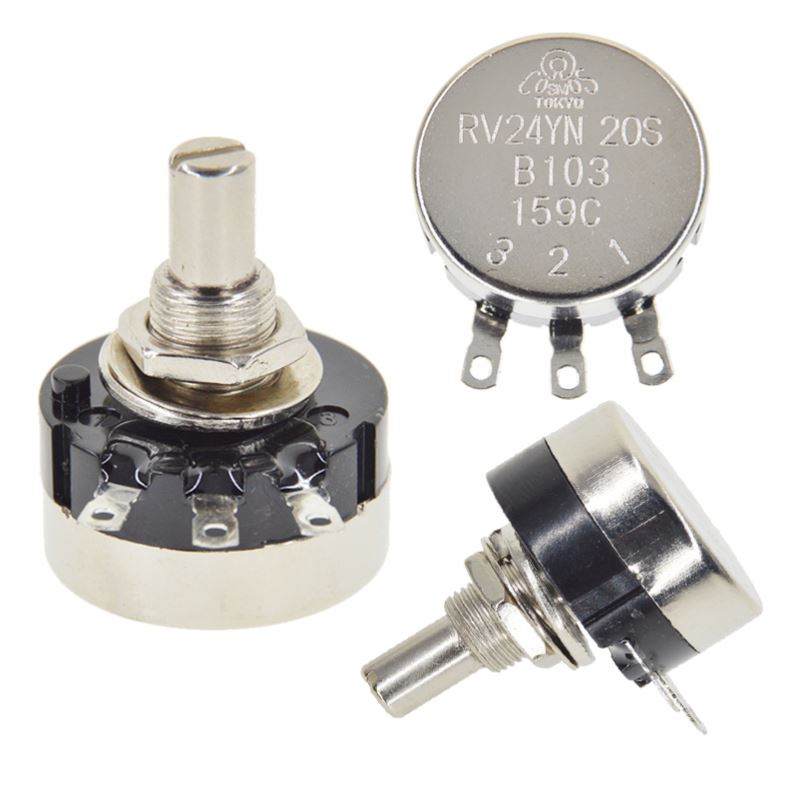 RV24YN20S 101 102 B103 104 105 201 202 203 204 254 302 303 501 502 503 504 5K 10K 100K 500K 200K 100 Ом Потенциометр RV24YN20S