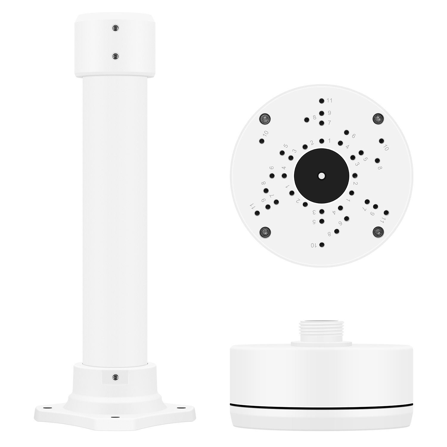 Скрытого видеонаблюдения ip камера, Wi-Fi, Купольные камеры для дома и улицы водонепроницаемый металлический корпус с Распределительная коробка потолочный кронштейн
