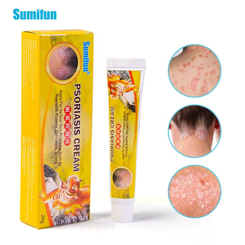 Sumifun 1 шт. тигровый бальзам для лечения проблем с кожей, лечение экземы, псориаза, дерматита, травяной Антибактериальный крем, пластырь от зуда