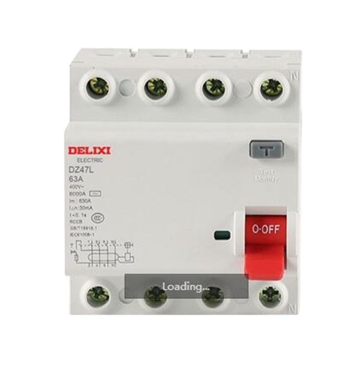 RCCB DZ47L 2/4P 10-100A остаточный ток выключателя