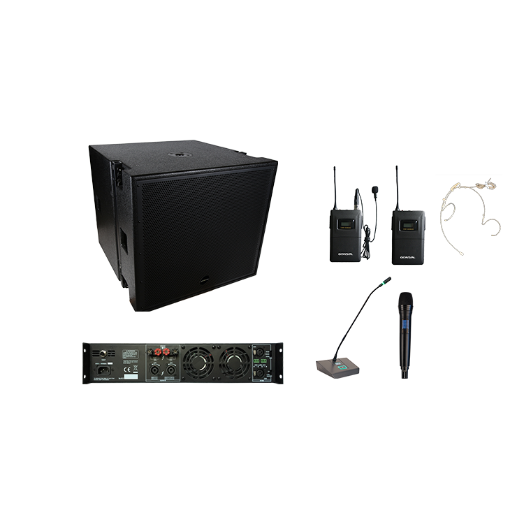 18 Conference Sound Line Array Speakers Professional Line Array Sound System With Microphone For Professional Wireless PA System