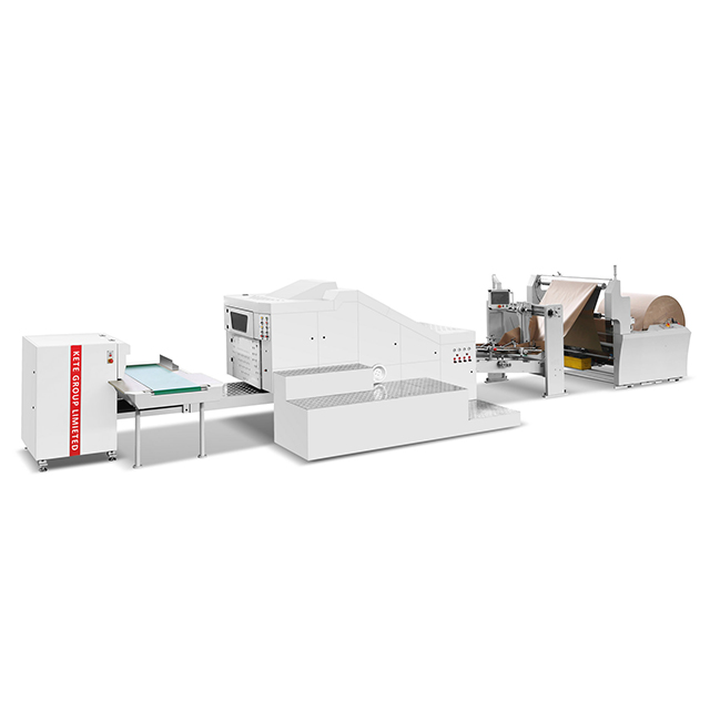 Automatic Craft Square Bottom Paper Bag Making Machine