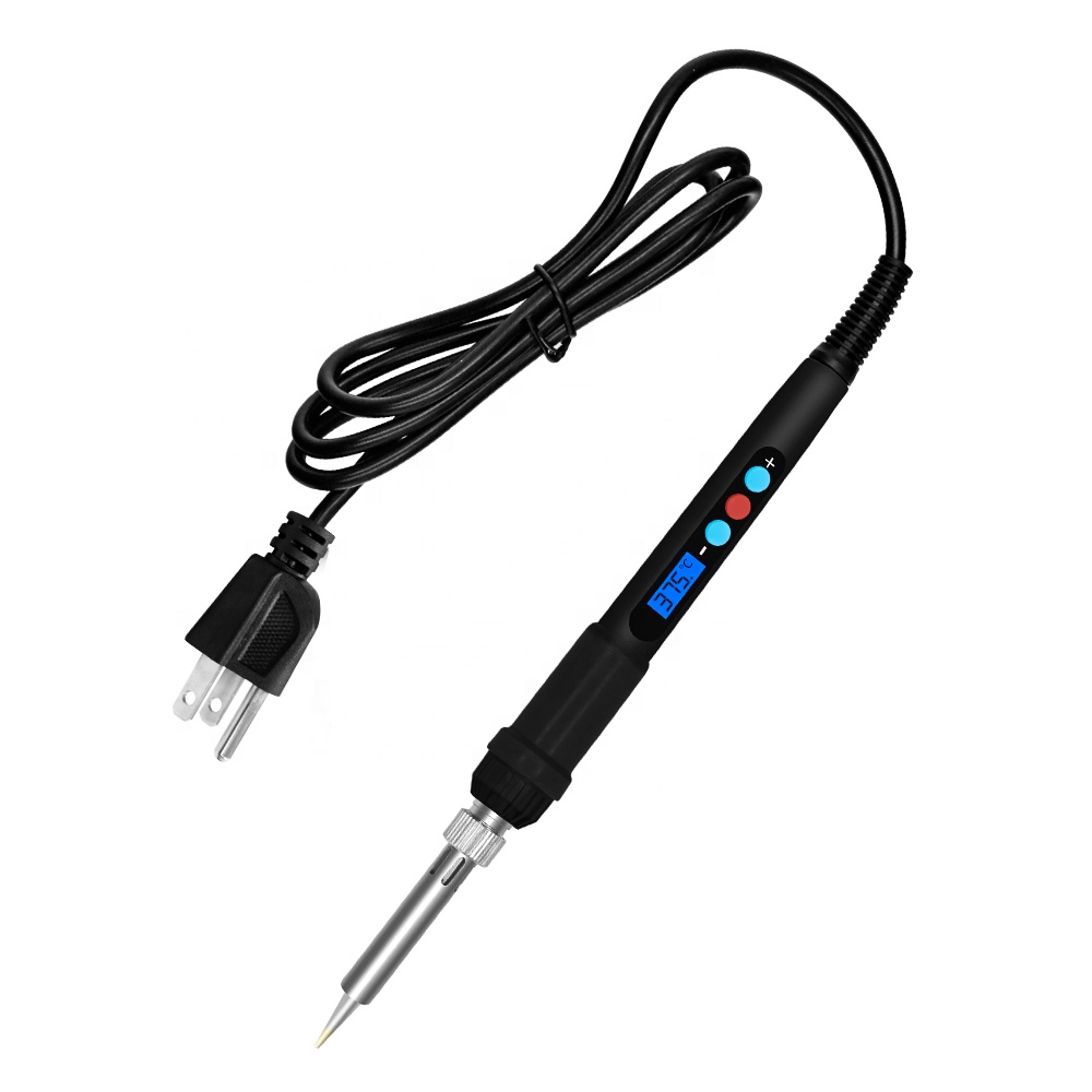 Heating up quickly 110v 220v 60W LCD digital display electric soldering iron with adjustable temperature