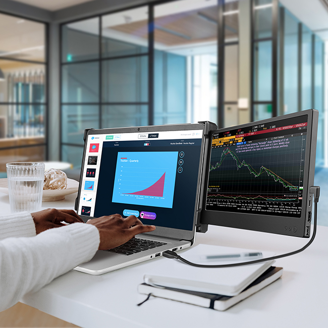 OFIYAA P1 Full HD monitor with multi port computer monitor Portable lcd Monitor for Laptops
