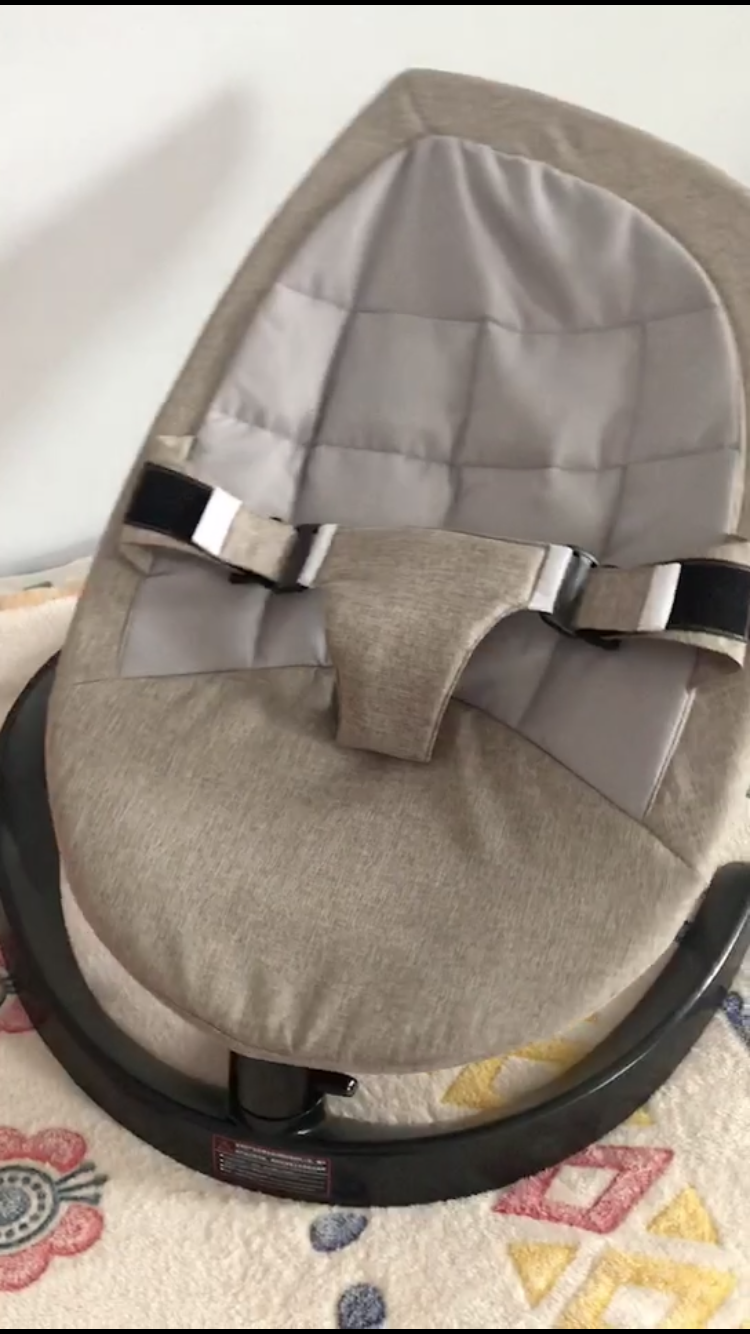 Adjustable baby swing bed open/stop aluminum material for 4 seasons baby rocking chair for baby