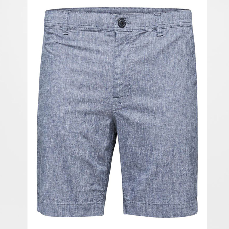 Comfortable Cotton Linen Blend Chino Man's Short