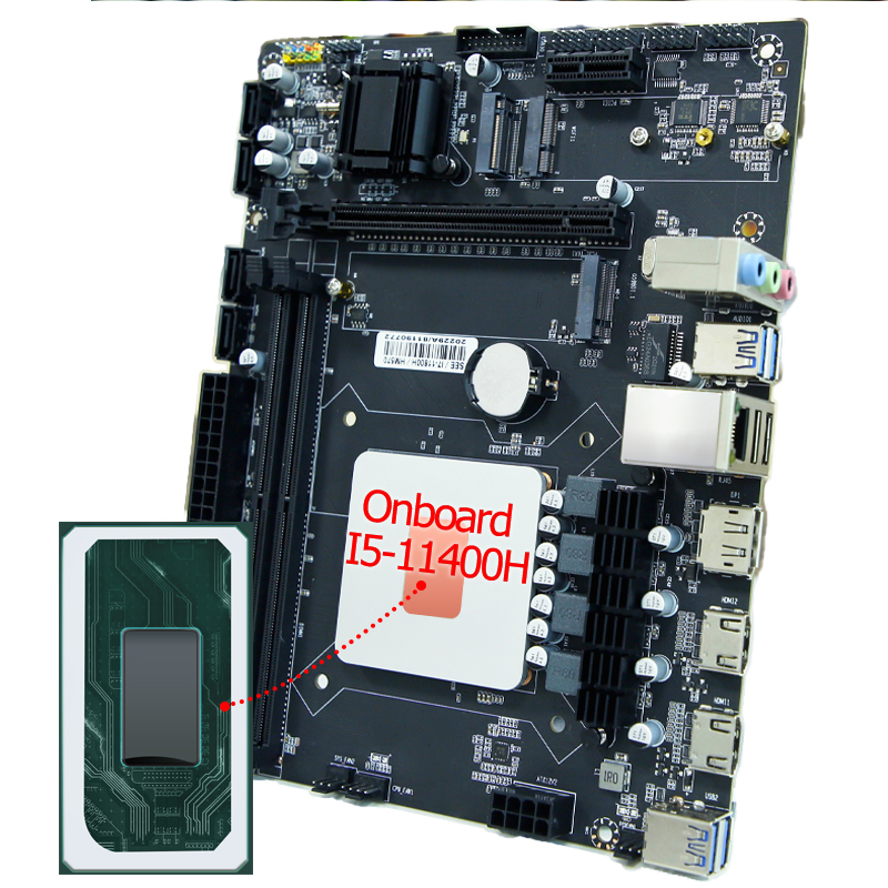 Лучшая цена игровая материнская плата с чипсетом I5 I7 I9 HM570 DDR4 материнская плата для настольного ПК