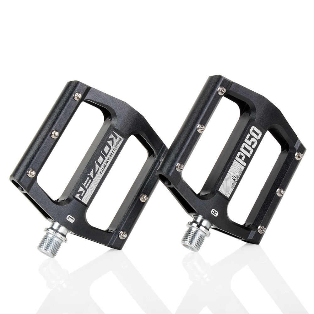 Koozer PD50 плоским MTB руль для езды на велосипеде 3 уплотнения-подшипник CR-MO ось супер легкий сплав 365g для XC BMX с Non-slip Стальные Шпильки велосипедные педали