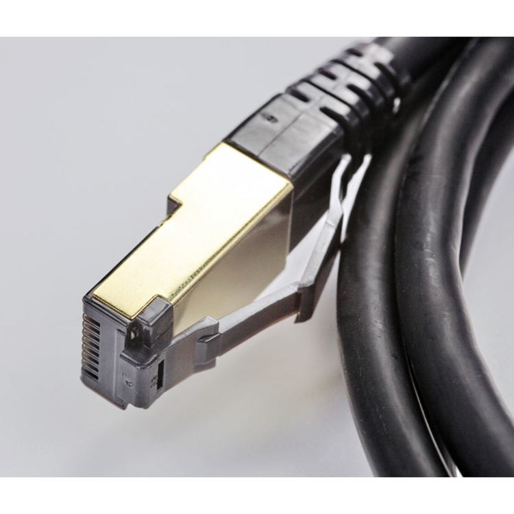 CAT 8 новый дизайн Профессиональный 40G 2000MHZ SFTP FLUKE протестированный CAT8 патч-корд Lan кабель открытый