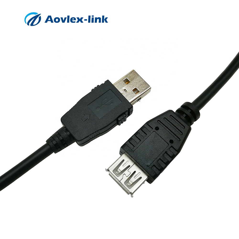 USB 2,0 кабель для передачи данных Тип A мужчина к famale USB кабель с винтовой блокировкой