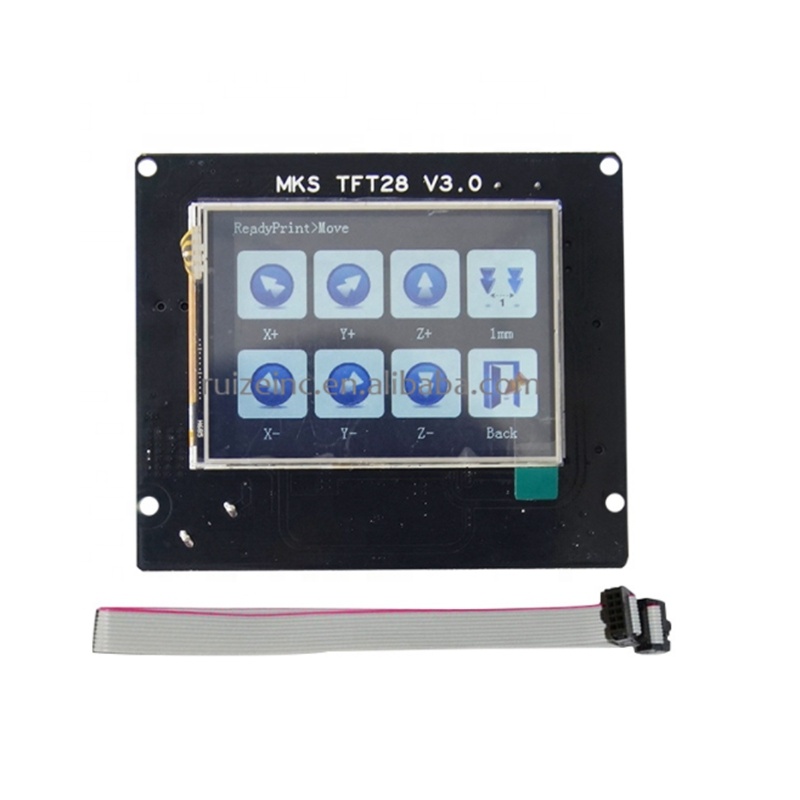 Элементы 3D-принтера MKS TFT28 V3.0, сенсорный экран для контроллера RepRap, панель с цветным дисплеем SainSmart splash, ЖК-монитор