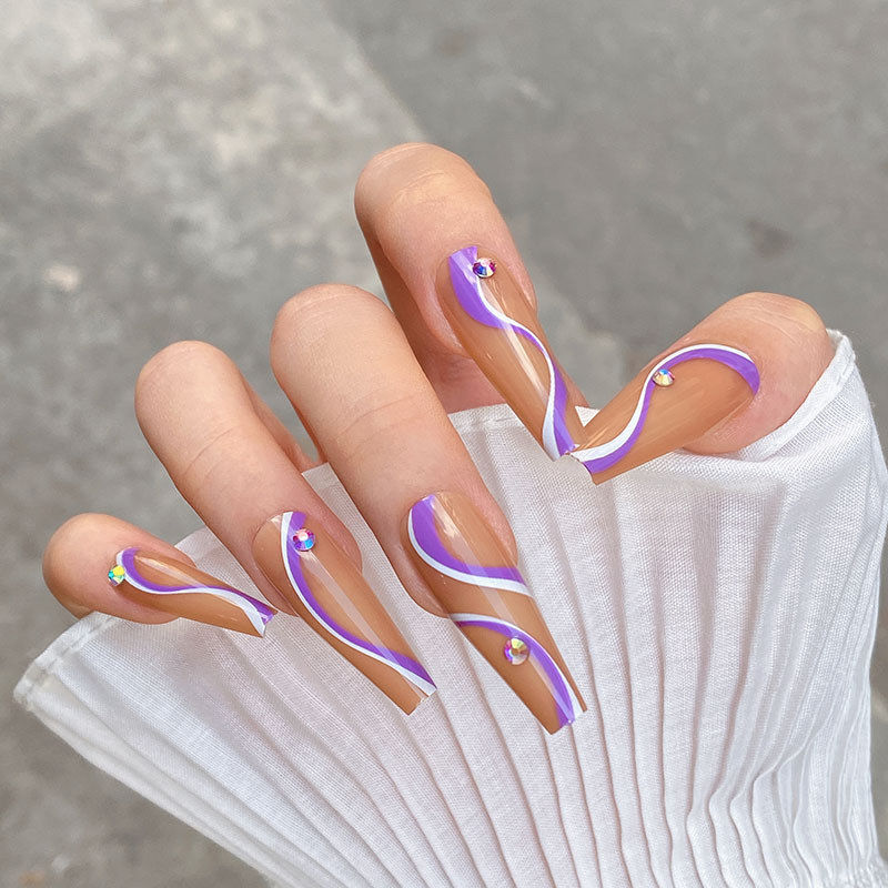 Eco-friendly and safety self adhesive DIY summer design nail polish strips, nail art wraps, nail stickers 24pcs a set